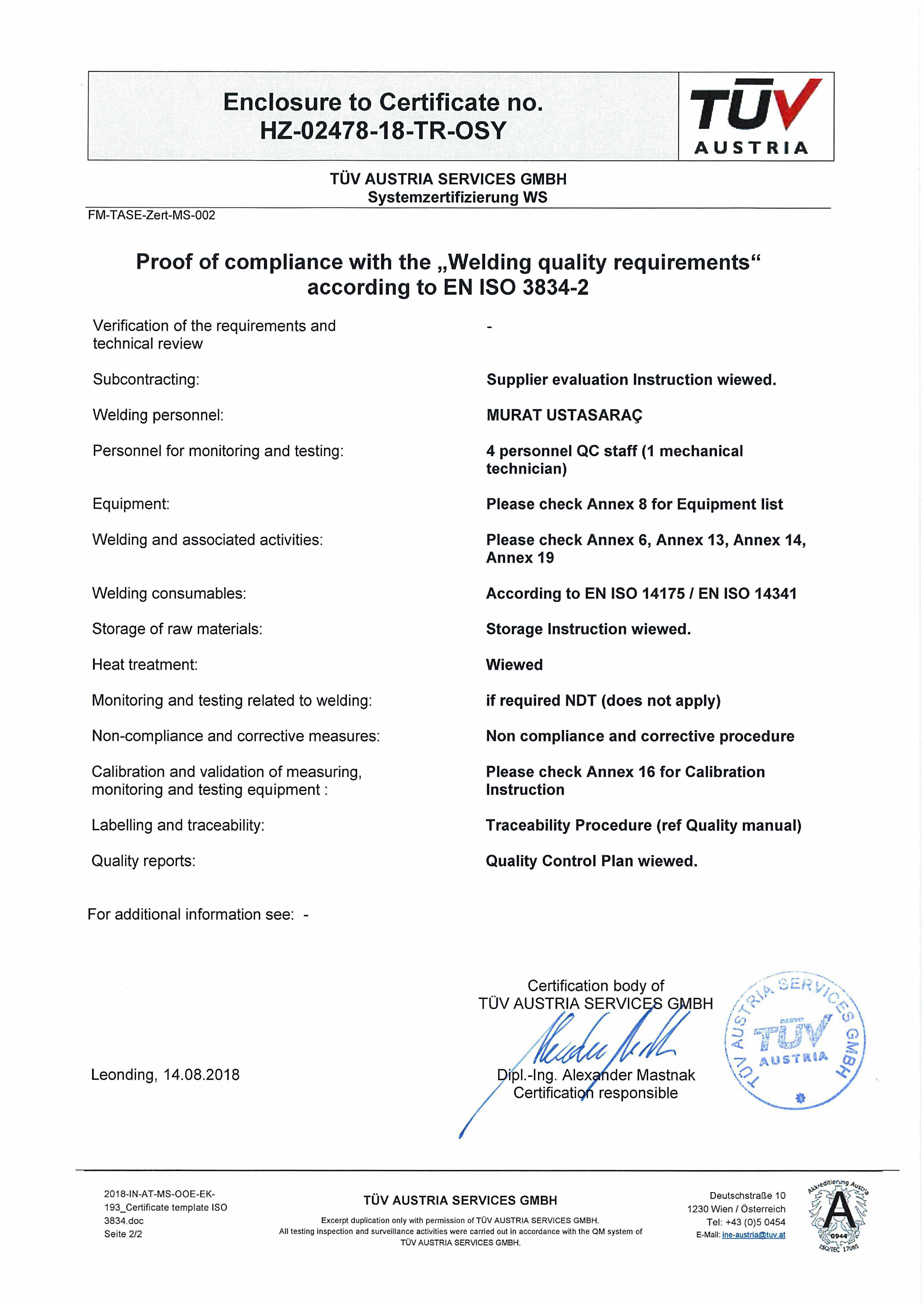 iso-3834-2-erkiz-m-hendislik